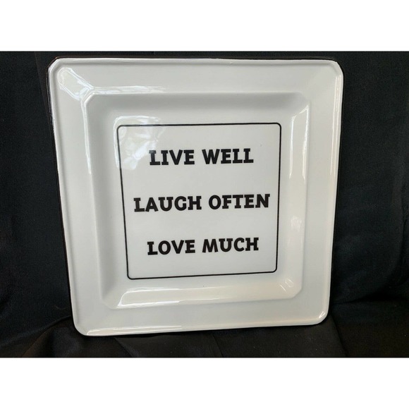 Effetti D'Arte Italian Square Plate Live Well - Picture 1 of 8